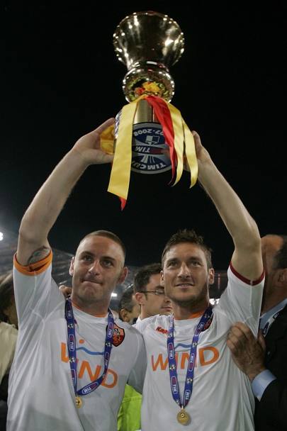 24 maggio 2008: Francesco Totti e Daniele De Rossi (Ap)